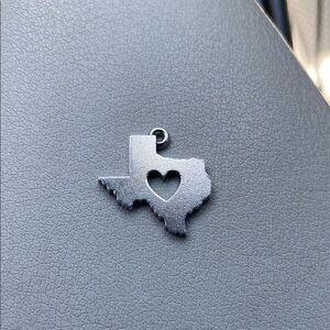 James Avery Silver Heart Texas Charm